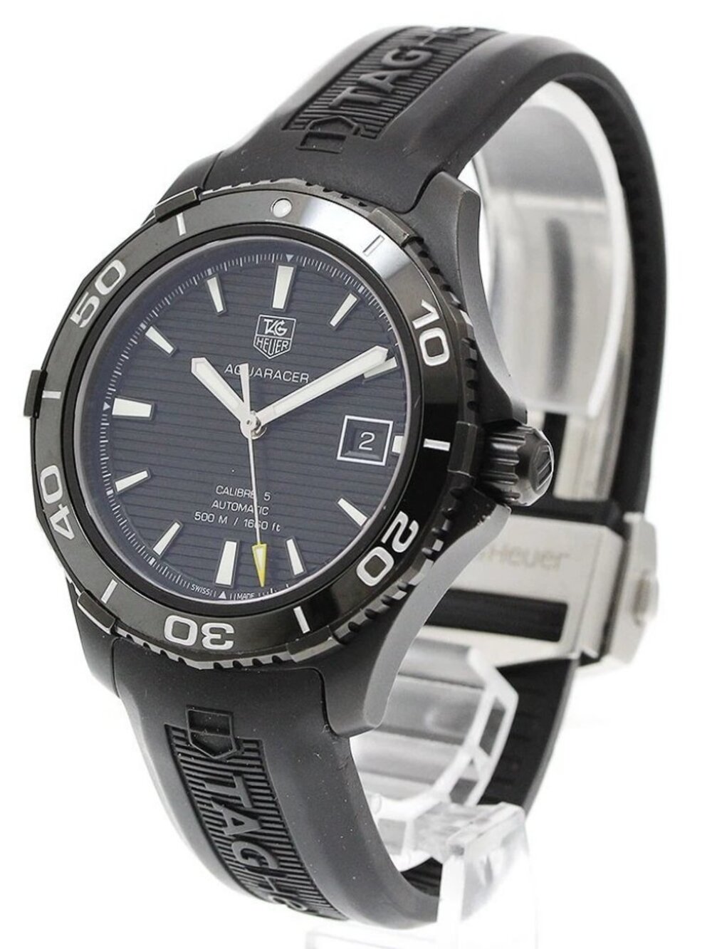 TAG HEUER Aqua racer WAK2180.FT6027 Caliber 5 black Dial Automatic Men's_960529